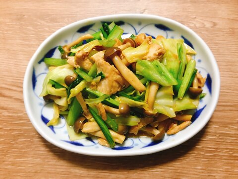 【夫婦のおつまみ】春キャベツと鶏肉のオイスターマヨ